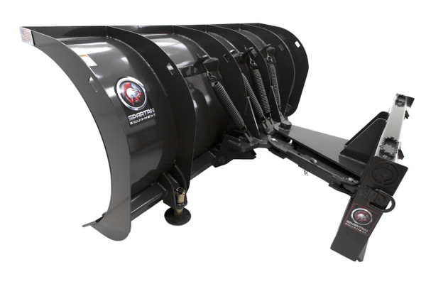 84" Wide Skid Steer Manual Angle Snow Blade With Curved Top (Economy Series) 84" Wide Skid Steer Manual Angle Snow Blade With Curved Top (Economy Series)