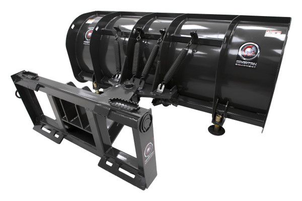 84" Wide Skid Steer Manual Angle Snow Blade With Curved Top (Economy Series) 84" Wide Skid Steer Manual Angle Snow Blade With Curved Top (Economy Series)