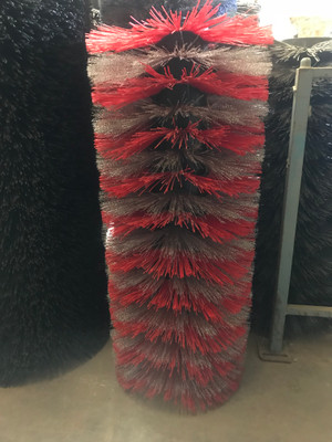 72" Poly/Wire Mix Replacement Brush Set Assembly