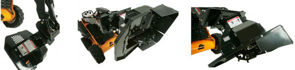 Mini Skid Steer Stump Grinder Attachment 10-14 GPM (Professional Series) Mini Skid Steer Stump Grinder Attachment 10-14 GPM (Professional Series)