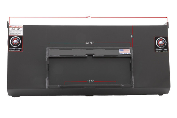 36" Wide Mini Skid Steer Snow & Litter Bucket