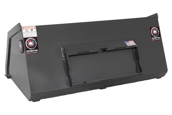 48" Wide Mini Skid Steer Snow & Litter Bucket