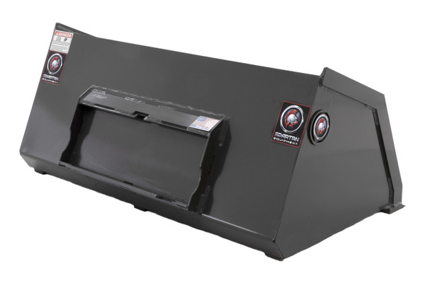 48" Wide Mini Skid Steer Snow & Litter Bucket