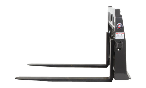 Skid Steer Pallet Fork Frame With 60" Long Tines Class II 5,500 lbs (Professional Series)