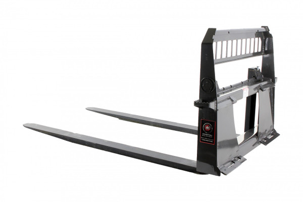 Skid Steer Pallet Fork Frame With 60" Long Tines Class III 8000 lbs (Industrial Series)