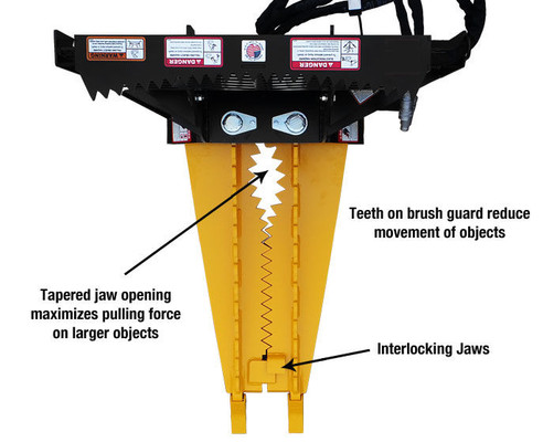 Skid Steer Tree & Post Puller Attachment (Industrial Series) Skid Steer Tree & Post Puller Attachment (Industrial Series)