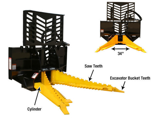 Skid Steer Tree & Post Puller Attachment (Industrial Series) Skid Steer Tree & Post Puller Attachment (Industrial Series)