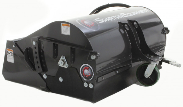 48" Wide Mini Skid Steer Boxbroom With With Poly Brushes Only