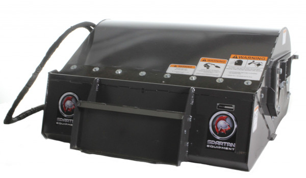 48" Wide Mini Skid Steer Boxbroom With With Poly Brushes Only