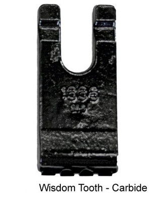 Auger Tooth Replacement Carbide Wisdom Teeth