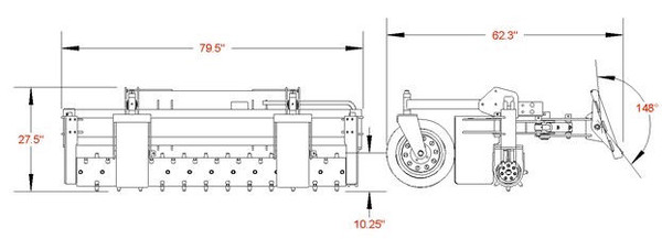 72" Wide Skid Steer Soil Conditioner (Economy Series) 72" Wide Skid Steer Soil Conditioner (Economy Series)