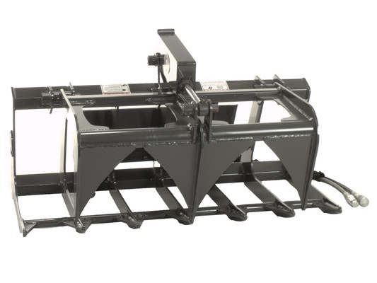 54" Wide Mini Skid Steer Root Grapple Attachment