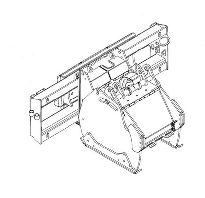 24" Wide Skid Steer Planer Attachment High Flow 25-40 GPM