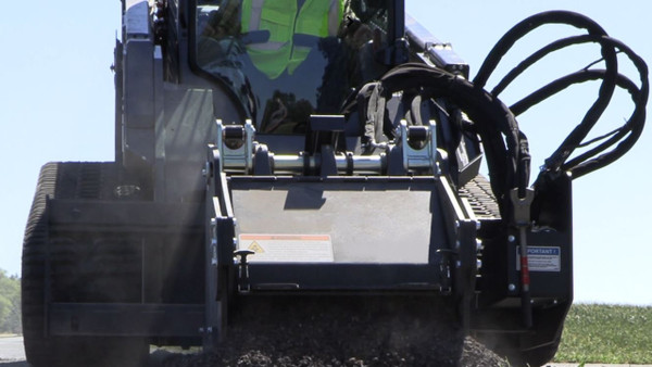 36" Wide Skid Steer Planer Attachment High Flow 25-50 GPM 36" Wide Skid Steer Planer Attachment High Flow 25-50 GPM