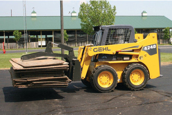Skid Steer Fork Grapple Attachment With With 72" Long Tines Class II 5500 lbs | Professional Series Skid Steer Fork Grapple Attachment With With 72" Long Tines Class II 5500 lbs | Professional Series