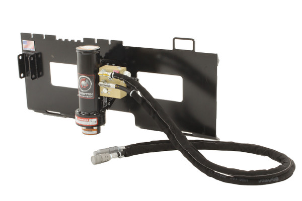 Skid Steer T Post Driver Attachment With Universal Skid Steer Mount