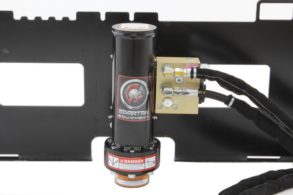 Skid Steer T Post Driver Attachment With Universal Skid Steer Mount