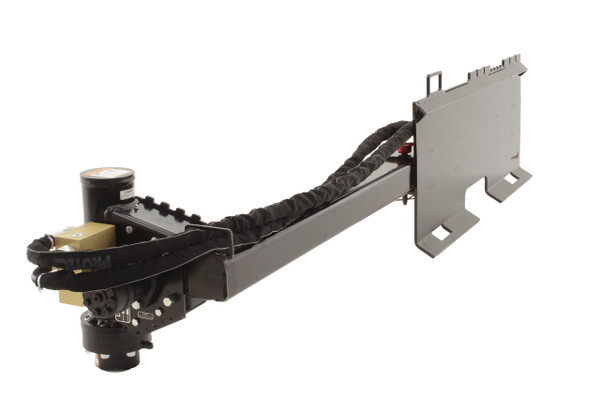 Skid Steer T Post Driver Attachment With Extendable Off Set Mount