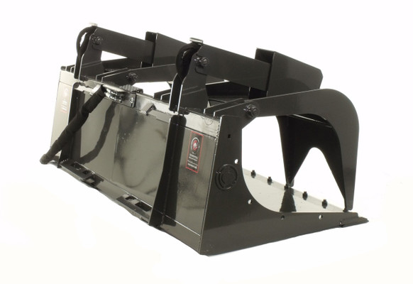 60" Wide Grapple Bucket Attachment With Bolt on Edge (Professional Series) 60" Wide Grapple Bucket Attachment With Bolt on Edge (Professional Series)