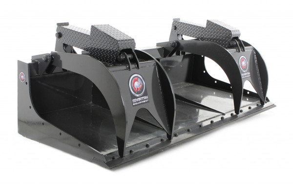 66" Wide Grapple Bucket Attachment With Bolt on Edge (Industrial Series)