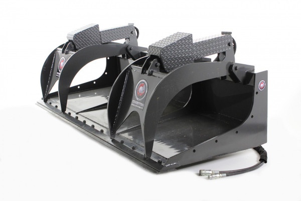 66" Wide Grapple Bucket Attachment With Bolt on Edge (Industrial Series)