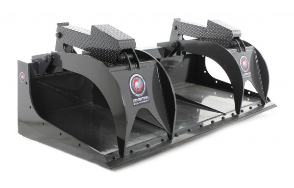 72" Wide Grapple Bucket Attachment With Bolt on Edge (Industrial Series)