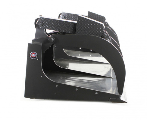 72" Wide Grapple Bucket Attachment With Bolt on Edge (Industrial Series)