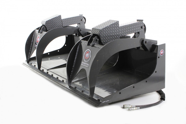 78" Wide Grapple Bucket Attachment With Bolt on Edge (Industrial Series)
