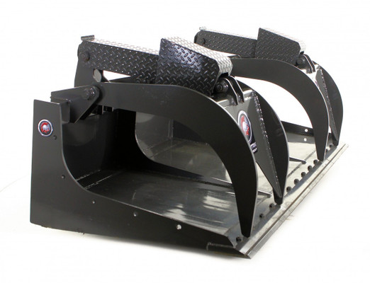 78" Wide Grapple Bucket Attachment With Bolt on Edge (Industrial Series)