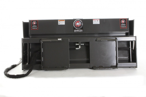96" Wide Skid Steer High Dump Bucket Attachment With Bolt on Edge 96" Wide Skid Steer High Dump Bucket Attachment With Bolt on Edge