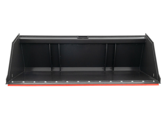 96" Wide Skid Steer Snow & Litter Bucket With Bolt on Edge