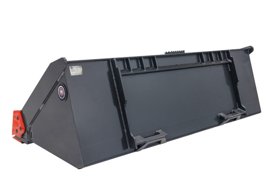 84" Wide Skid Steer Track Duty Bucket With Bolt on Edge