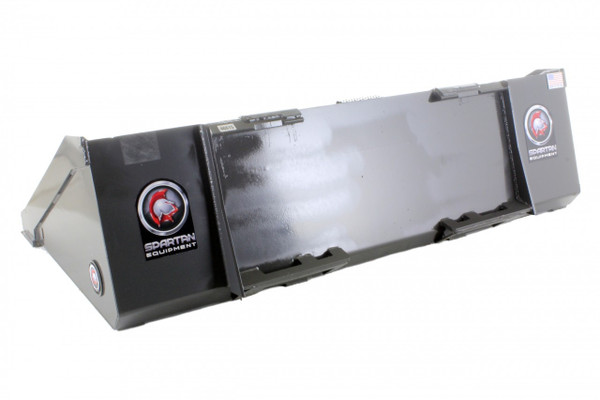 60" Wide Skid Steer Long Bottom Bucket With Bolt on Edge