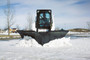 108" Wide Skid Steer 4 Way Snow/Dozer Blade V Style (Professional Series)