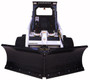 108" Wide Skid Steer 4 Way Snow/Dozer Blade V Style (Professional Series)