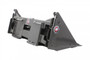 66" Wide Skid Steer 4 In 1 Combination Bucket Attachment With Teeth (Professional Series)