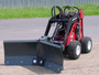 60" Wide Mini Skid Steer Snow/Dozer V Blade Manual Angle Mini Universal Mount 60" Wide Mini Skid Steer Snow/Dozer V Blade Manual Angle Mini Universal Mount