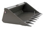 84" Wide Skid Steer Long Bottom Bucket With Teeth 84" Wide Skid Steer Long Bottom Bucket With Teeth