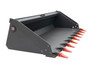 84" Wide Skid Steer Long Bottom Bucket With Teeth