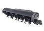 72" Wide Skid Steer Tiller Attachment With 6" Deep Tines (14-20 gpm)