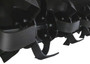 72" Wide Skid Steer Tiller Attachment With 6" Deep Tines (14-20 gpm)