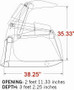 66" Wide Skid Steer Root Grapple Attachment (Economy Series) 66" Wide Skid Steer Root Grapple Attachment (Economy Series)