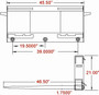 Skid Steer Bale Spear Attachment With Triple Tines (Economy Series) Skid Steer Bale Spear Attachment With Triple Tines (Economy Series)