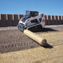 Skid Steer Material Unroller With Stem Extension 3.5" dia x 48" long