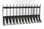 96" Wide Skid Steer Root Rake Attachment