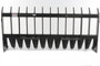 96" Wide Skid Steer Root Rake Attachment