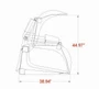 66" Skid Steer Grapple Bucket Attachment (Industrial Series)