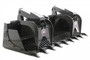 84" Wide Skid Steer Rock Grapple Bucket With Teeth