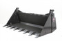 60" Wide Skid Steer 4 In 1 Combination Bucket Attachment With Teeth (Professional Series)