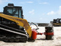 55 Gallon Skid Steer Barrel Grabber Attachment with 93° Dual Cylinder Rotating Base and 30 Gallon Insert 55 Gallon Skid Steer Barrel Grabber Attachment with 93° Dual Cylinder Rotating Base and 30 Gallon Insert